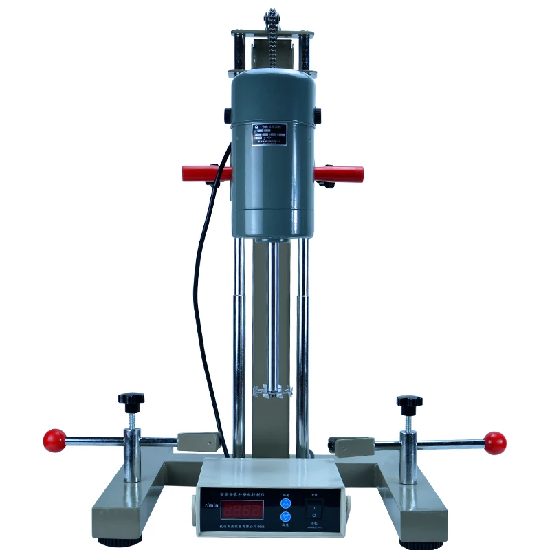 

1100w Industrial Mini Mixer Lab Size Manual Lifting Paint Dispersing Mixer For Sale