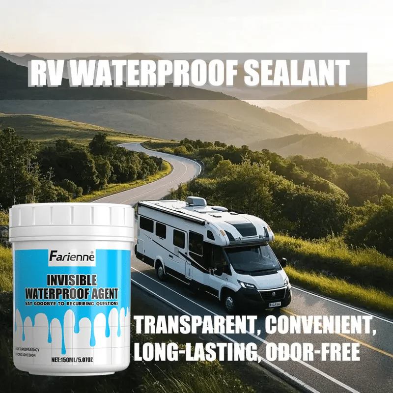 Transparent Waterproof Sealant, Suitable for Exterior Decoration of RVs, Applicable to RV Toilets, RV Windows, etc., 3