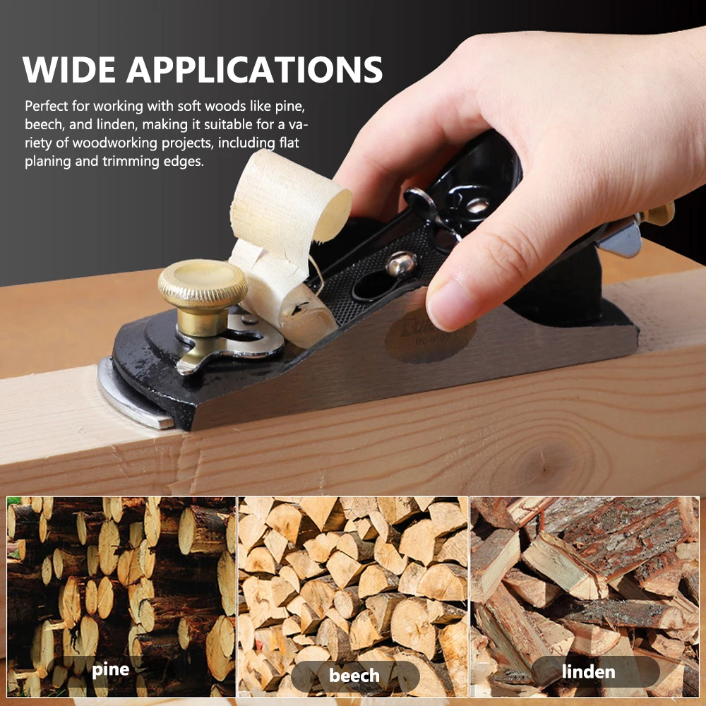 Woodworking Flat Plane Mini European Ornaments Planer Aluminum alloy Hand Planer Bottom Edge Wood Trimming Plane Carpenter Tools woodworking tools