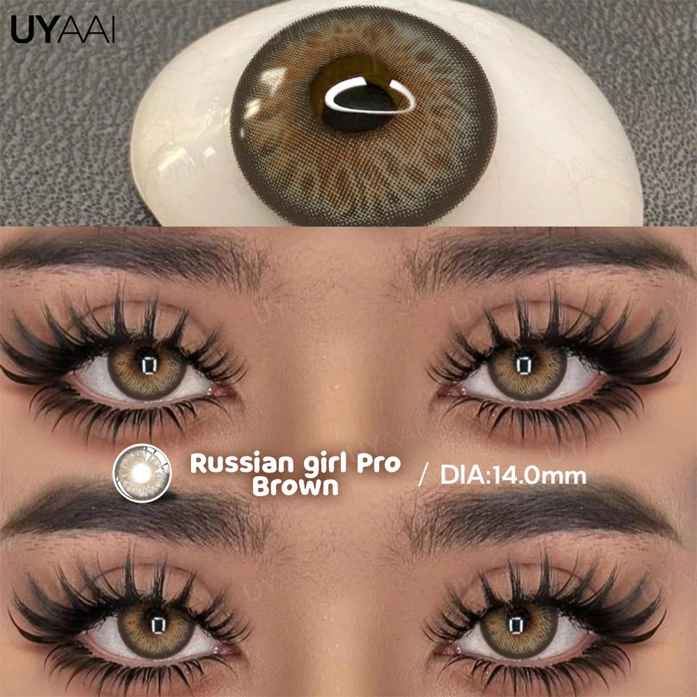 Vibrant Colorful Contact Lenses - Beauty Green, Fashion Blue, and Natural Brown Tones