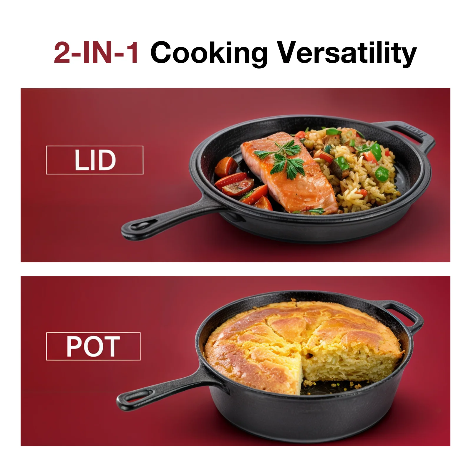 Cast Iron Dutch Oven & Skillet 5