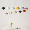 23cm Creative Chandelier Bedroom Study Restaurant Pendant Lights Decorative Lamp Multi-color Optional Modern Bud Indoor Lighting 6