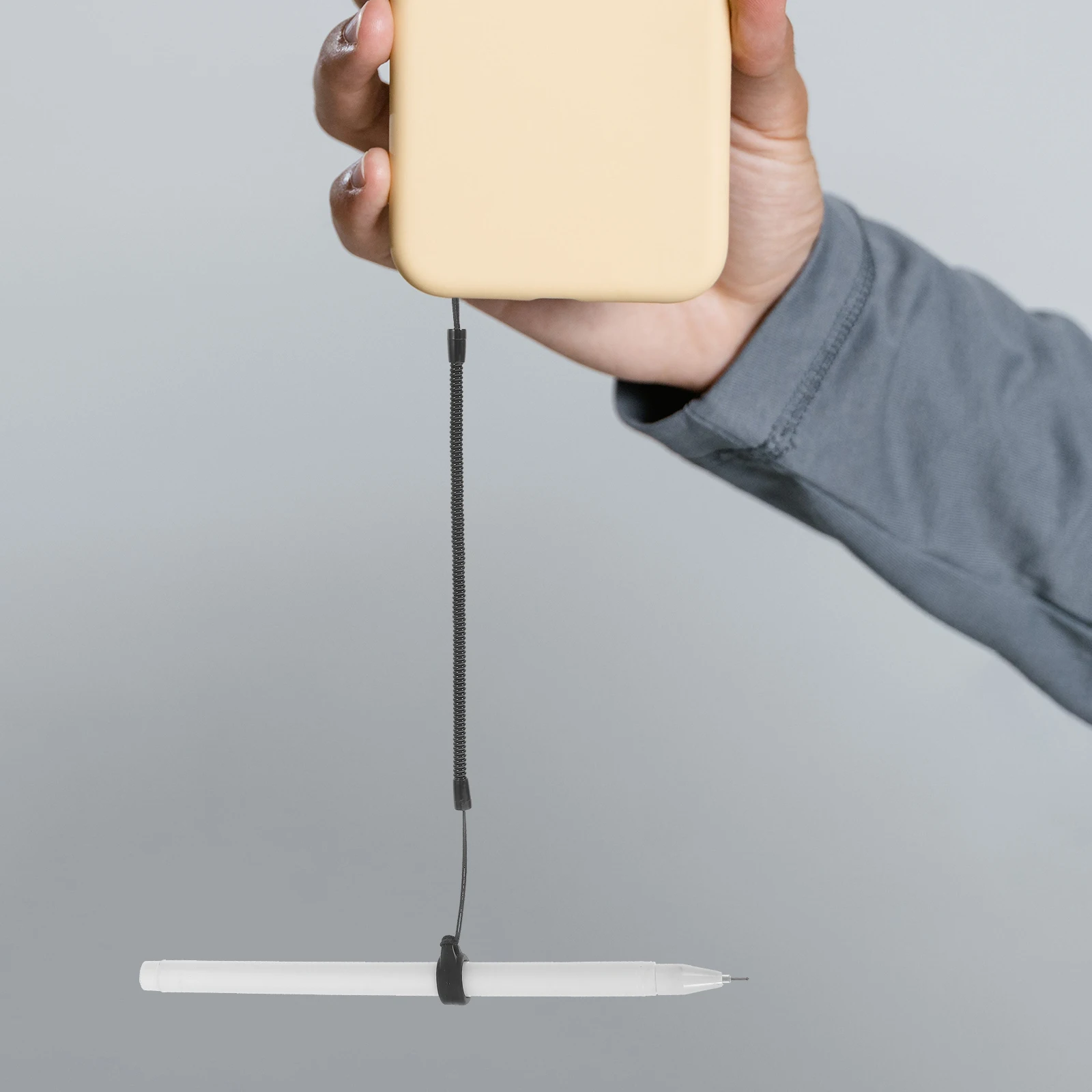 KALLORY Lot De 8 Lanières élastiques à Ressort Spiralé Pour Stylets