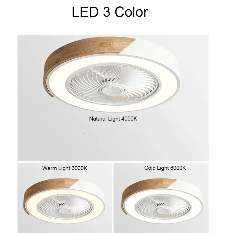 Nordic Smart Ceiling Fans With Light For Living Room Dining Blades Reversible 6 Speed 52cm Fans Lighting 36W Low Floor Lamp ceiling fan,led ceiling fan lights