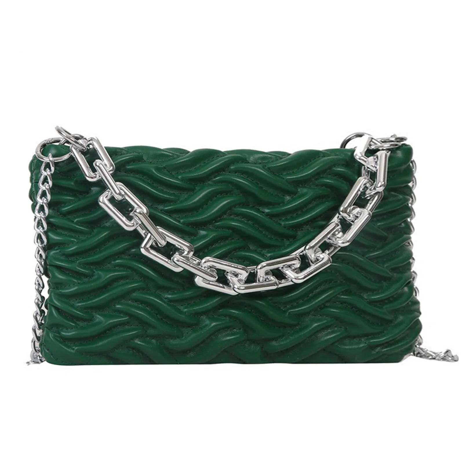 

Стильная женская однотонная вместительная сумка-тоут через плечо для поездок