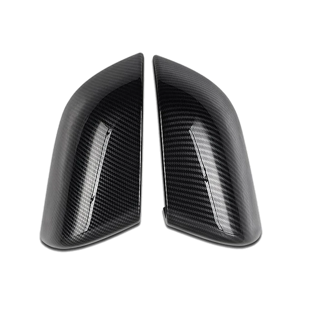 

Carbon Fiber Look Car Rear View Mirror Cover For Tesla Model 3 2017 2018