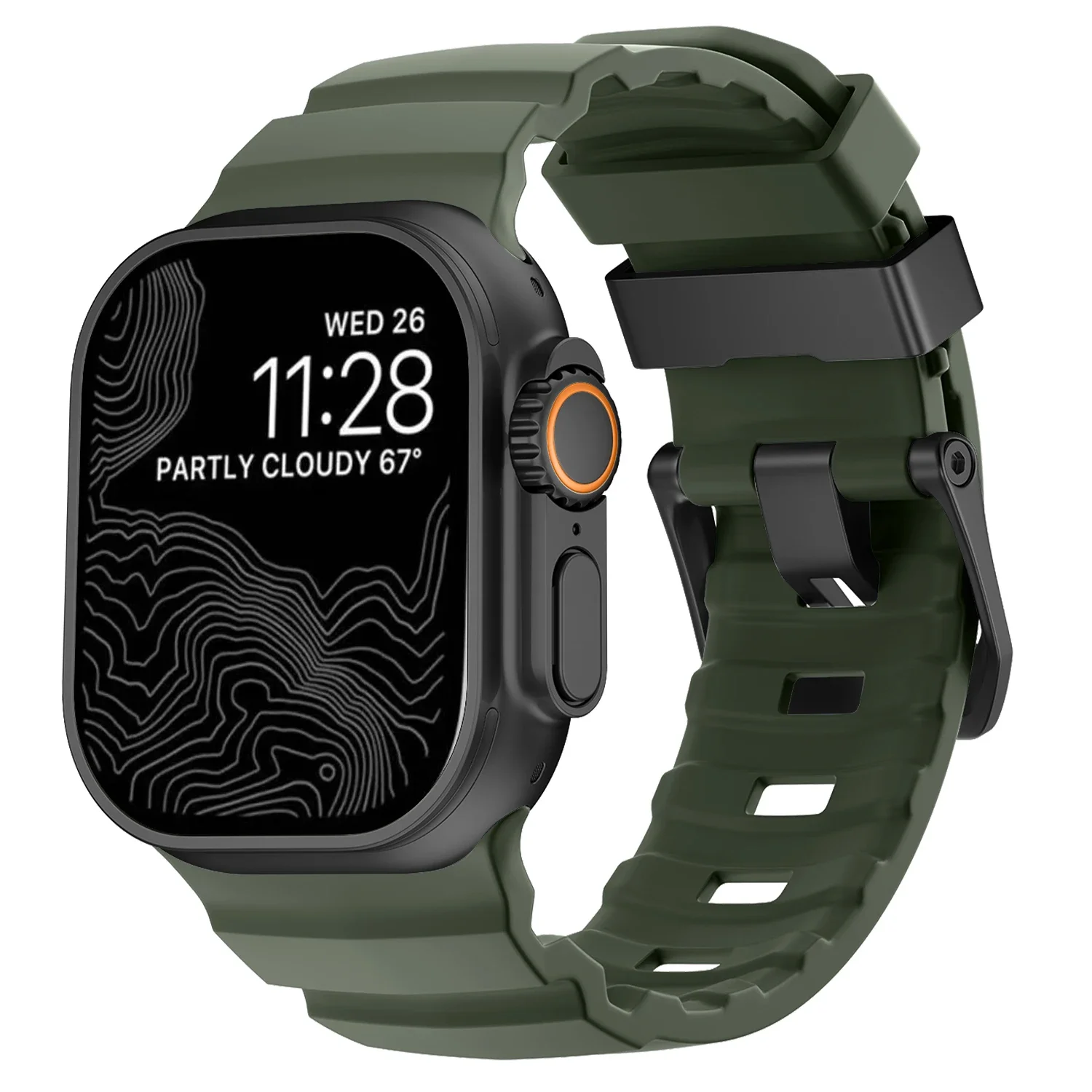 Trail Soft Silicone High-End Wristband Bracelet