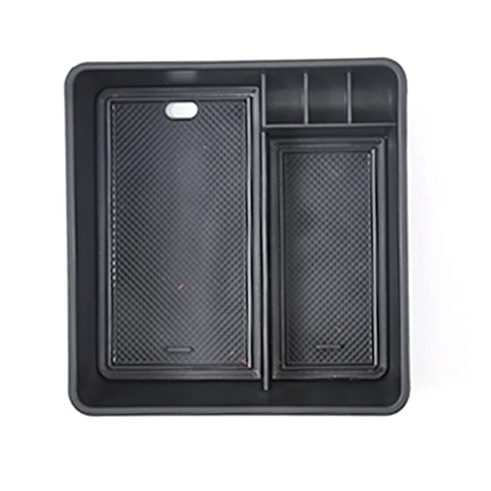 

Car Center Console Armrest Storage Box For Range Rover Sport 2023 Black Organizer Container Holder Tray Accessories