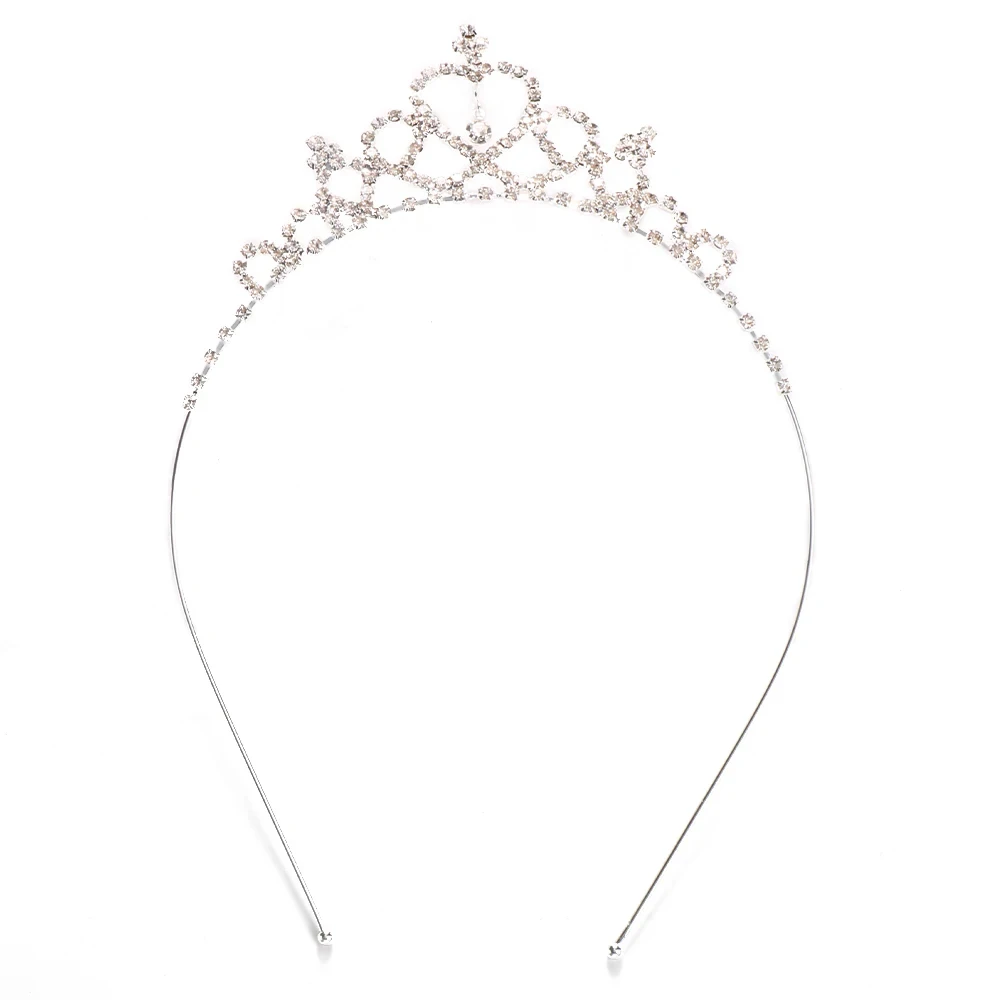 Happy Birthday Crystal Rhinestone Crown Hair Bands For Kids Girl Prom Headband Wedding Prom Gift Tiaras Hair Jewelry Accessories hair accessory jewelry accessories hair band crown hair headdress bridal headwear