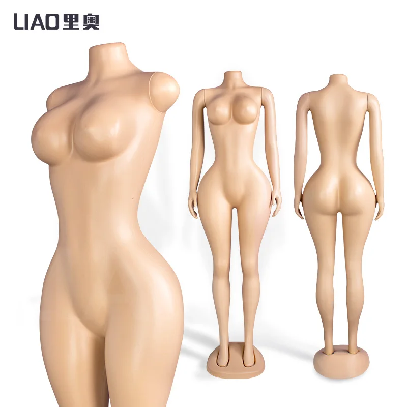 Cheap bbl plastic mannequins female Big breasts big ass sexy girl manikin Bikini Underwear display for clothing shop Female Mannequins