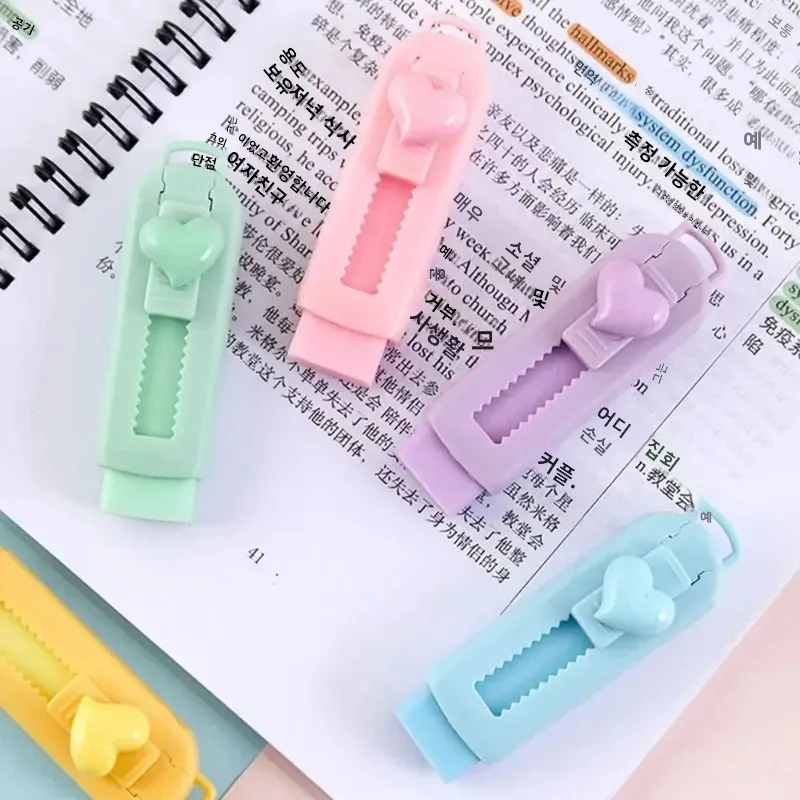 휴대용 창의적인 푸시풀 지우개 귀여운 닦는 문구 어린이 학생 그림 그리기 쓰기 학교 용품 문구류