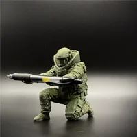3D Printed Tactical Pen Holder Cool Desktop Organizer Soldier Statue Creative Military Gift Office Stationery Stand 6