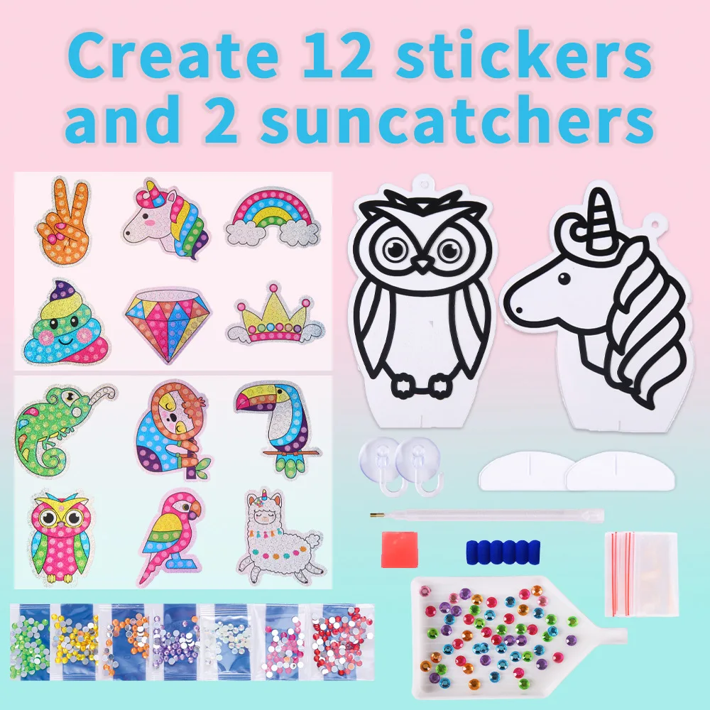 Big Gem Diamond Painting Kit crea i tuoi dolci Diamond Art Stickers pittura  diamante per numero per bambini e principianti - AliExpress