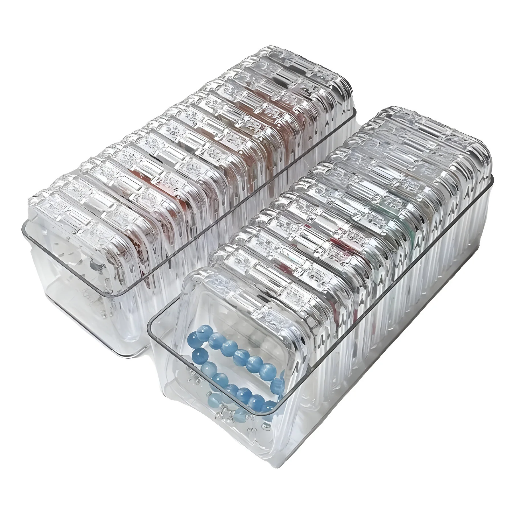 Clear Acrylic Bracelet Storage Box Convenient Jewelry Display Stand Holder Bangle Container for Multiple Bracelets