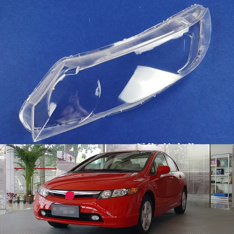 

for Honda Civic Headlight Shade 2006 2007 2008 2009 2010 2011 Civic Transparent Glass Headlight Shade Headlight Shell