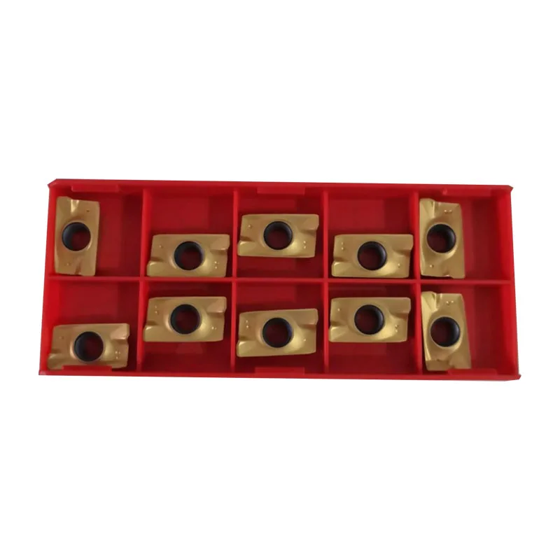 

10pcs APMT1604 PDER DP5320 Excellent Impact And Wear Resistance Tungsten Carbide Blade For Hard Steel Stainless Steel Cast Iron