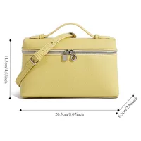 Sac à bandoulière en grain de litchi, sens de niche Premium, boîte à déjeuner simple, sac pour femmes, mini sacs à bandoulière portables exquis 6