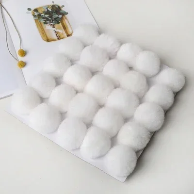 Fluffy Pom Pom Balls - Assorted Sizes for Crafts & Fashion Accessories