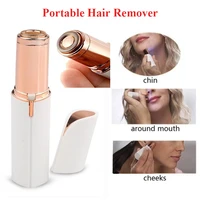 Portable Epilator Mini Face Hair Removal Electric Eyebrow Trimmer Lipstick Shaver Painless Body Eye Brow Razor Women Depilator 1