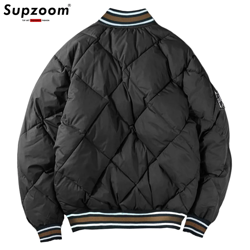 

Новое поступление 2023, хип-хоп топ с вышивкой для пар, модное повседневное зимнее пальто, теплая бейсбольная куртка-бомбер, Мужская брендовая куртка