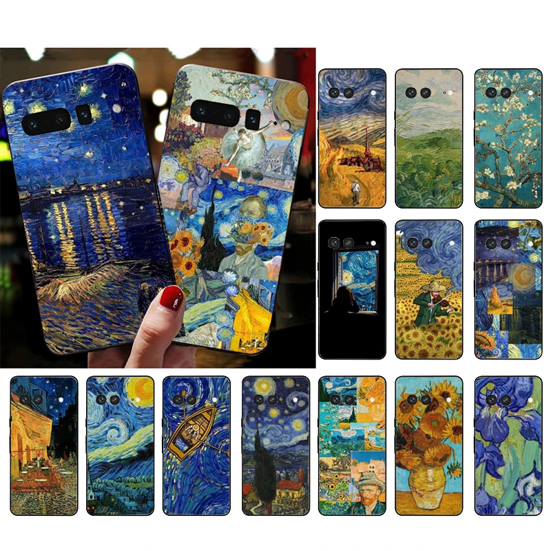 

Van Gogh Painting Art Phone Case For Google Pixel 8 7 Pro 7A 7 6A 6 Pro 5A 4A 3A Pixel 4 XL Pixel 5 6 4 3 3A XL