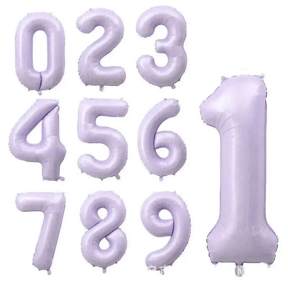 Jxuzh 24. Decorazione per compleanno, viola, per ragazzi, ragazze, Happy Birthday, 40 pollici, palloncino gigante con numeri (circa 100 cm), 25 pezzi, per compleanno, decorazione
