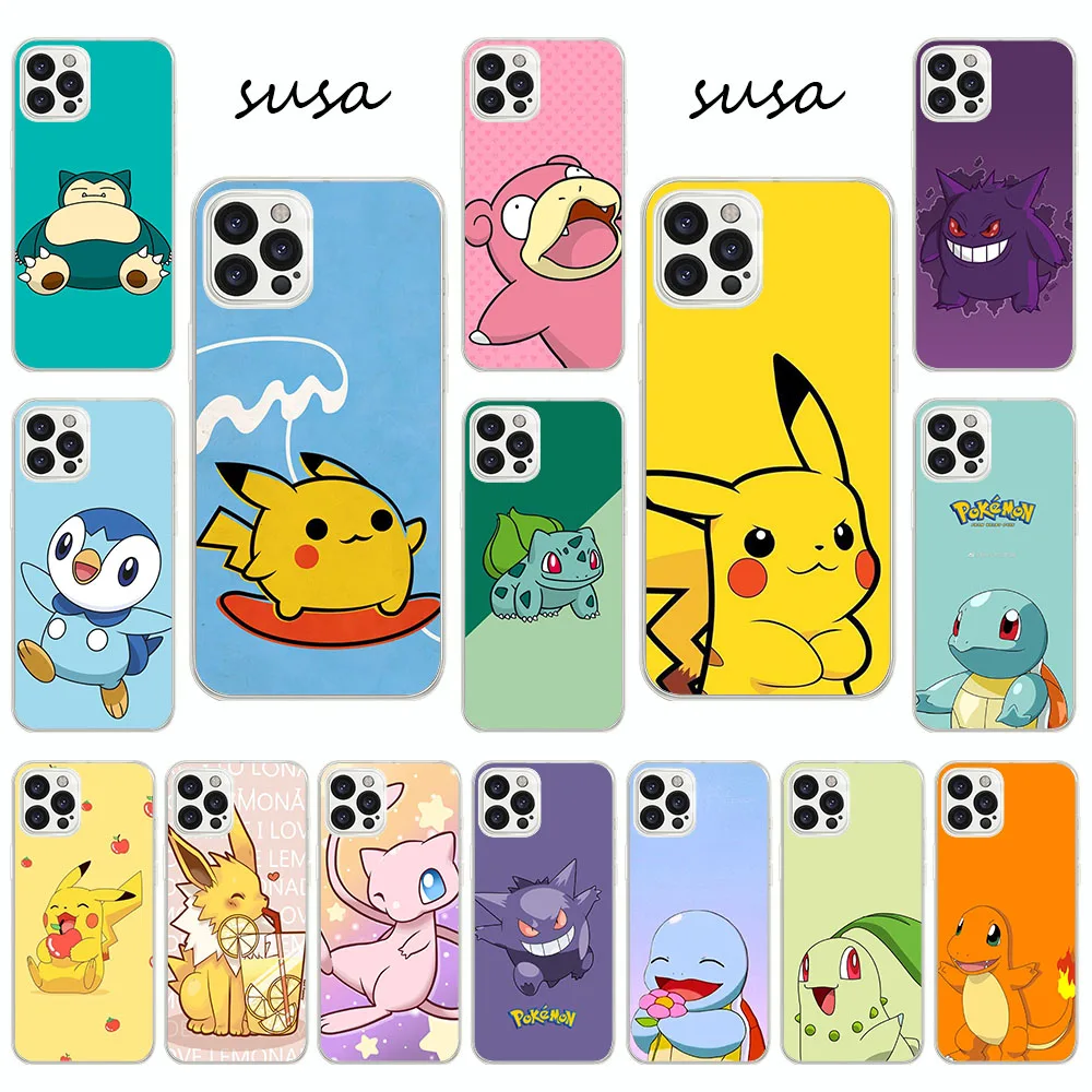 Custodia Morbida Per Infinix Gt 10 Hot 12I 30 30I Nfc Note 12 30 Zero 20 30 Vip Pro Lk-15 Cute Pokemon