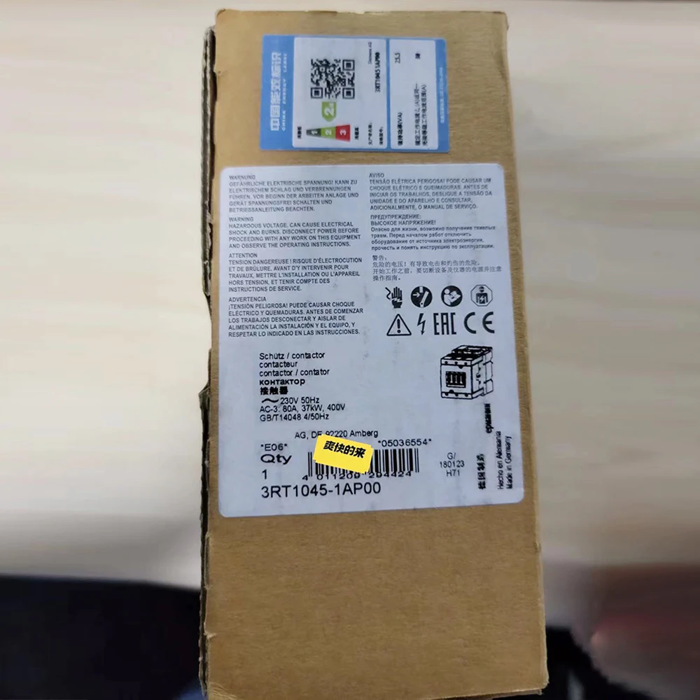 3RT045-1AP00 Contactor 230V 50Hz 80A 37KW 400V GB/T14048 4/50Hz 4 3RT045-1AP00 Contactor 230V 50Hz 80A 37KW 400V GB/T14048 4/50Hz - Image 2