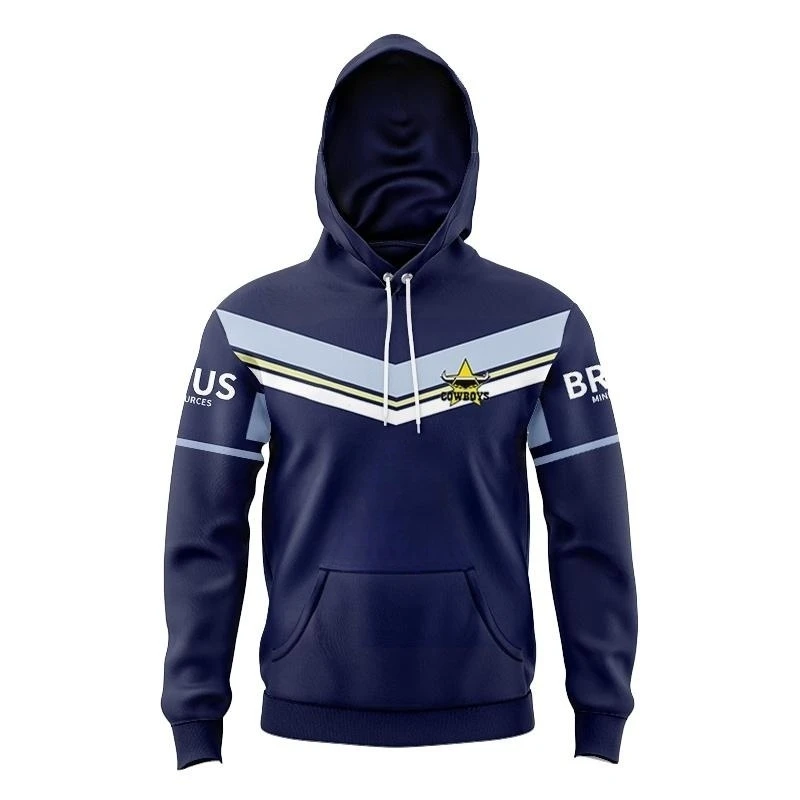 North Queensland Cowboys Rugby Jersey Home Away ANZAC Indigenous Top Quality Kids Pullover Hooded Sweatshirts