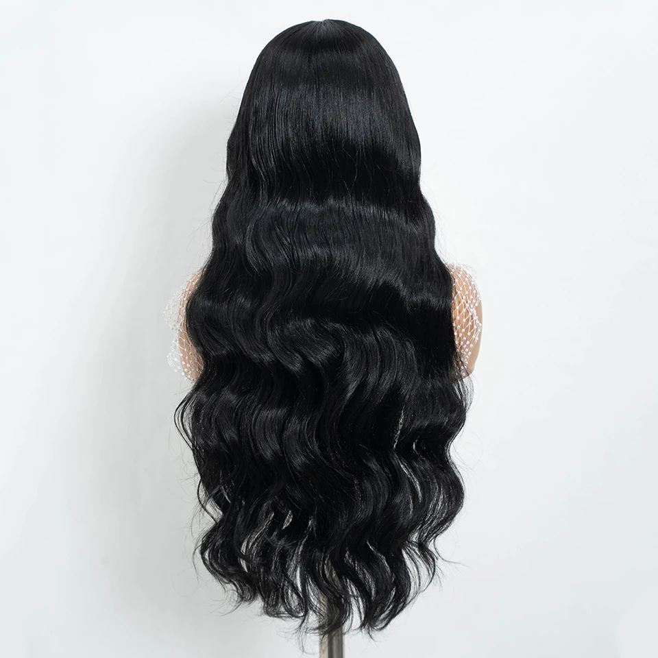 Synthetic Body Wave Lace Front Wigs For Women 28 inch Omber Blonde Black Lace Frontal Wigs Heat Resistant Fiber Cosplay Wig lace front wig synthetic hair wigs