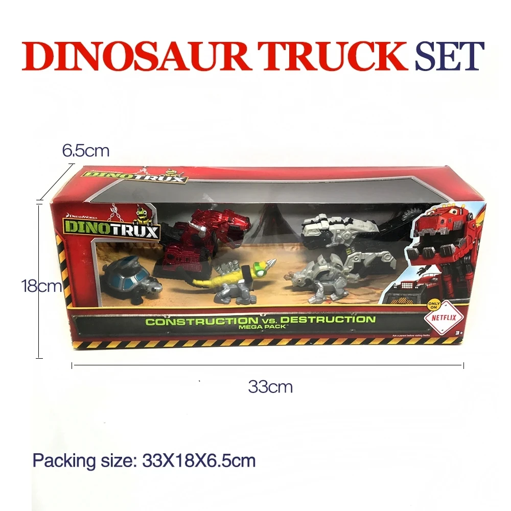 For Dinotrux Dinosaur Truck Removable Dinosaur Toy Car Mini Models New Children's Gifts Toys Dinosaur Models Mini child Toys 2pcs cute magic hatching growing dinosaur eggs novelty gag toys for child kids educational toys gifts add water growing dinosaur