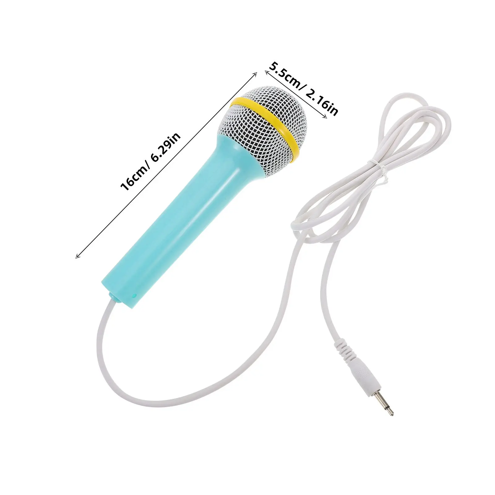 3.5mm 어린이용 증폭 마이크, 어린이 전자 키보드, 조기 교육, 음악 놀이, 가상 노래 연습, 무대 소품