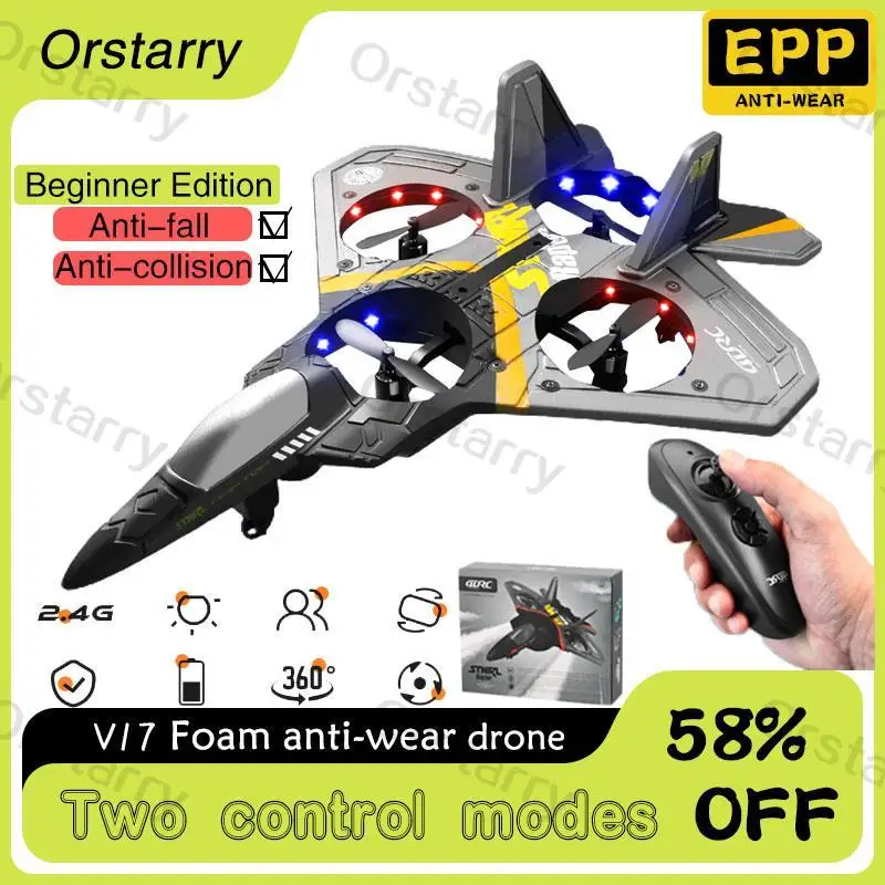 2022 v17 drones 2.4g de controle remoto lutador hobby avião planador epp  espuma meninos brinquedos rc avião profissional crianças presentes -  AliExpress