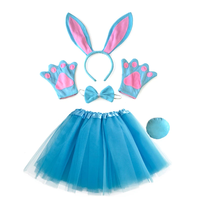 Fennoral Enfants Lapin Oreille Bandeau Rose Noeud Papillon