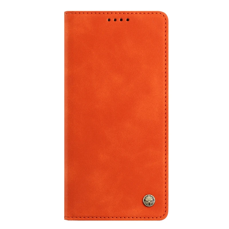 Luxury Solid Color Leather Magnetic Phone Case Cover - Enhanced Protection