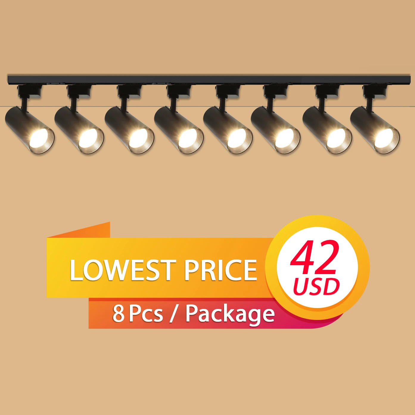 

Morden Led Track Spotlight 10/20/30W COB Rail Light Track Lighting Chandelier For Clothing Shop Living Room Home Wall Lamp