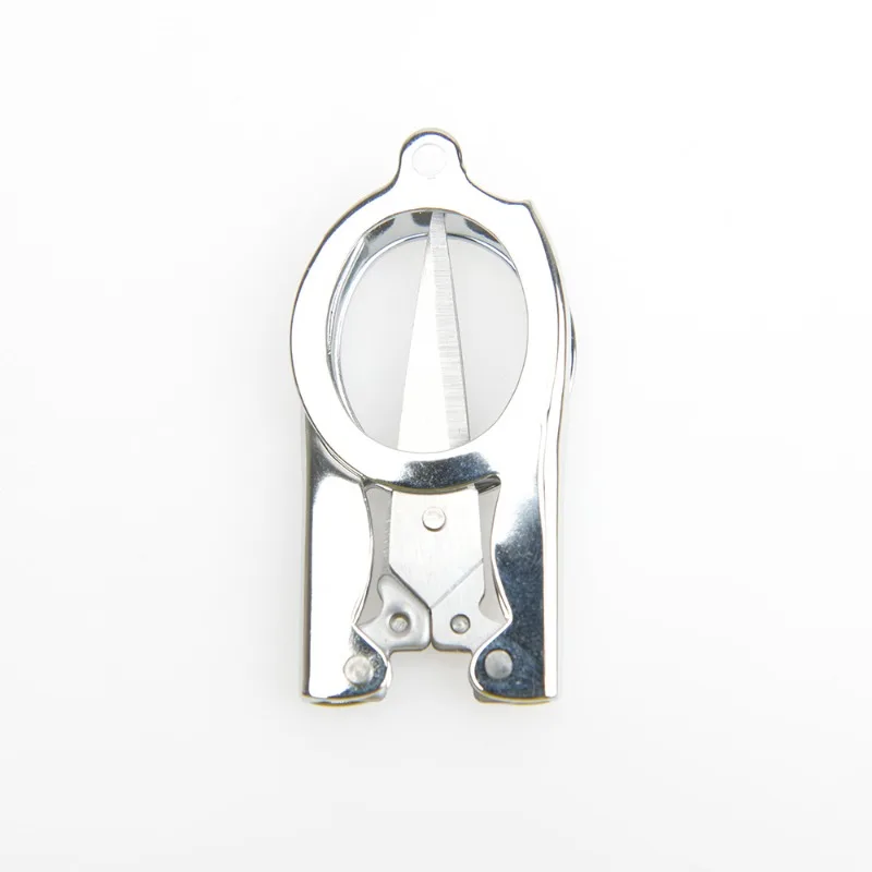 Portable Travel Multifunctional Stainless Steel Folding Small Scissors Home Use Mini Shear Sewing Thread Head Scissors