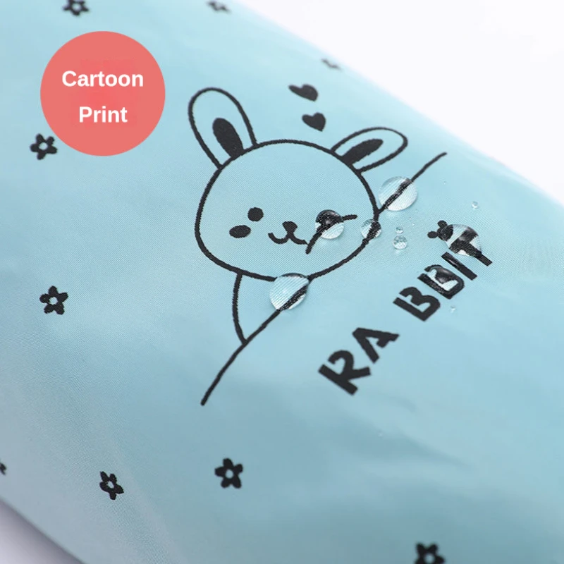 Waterproof Sleeves Women Antifouling Office Sleeves Men Long Work Sleeves Cute Cartoon Kitchen Dishwashing Cleaning Sleeves