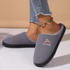 Plush House Slippers Closed Toe Slippers Non-Slip Fluffy Home Slippers Soft Fuzzy Slippers for Indoor Outdoor Bedroom 2