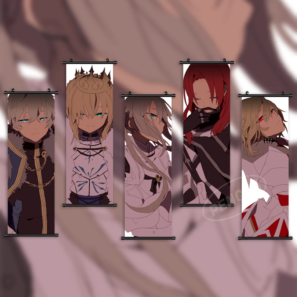 Tela Decorazione Della Casa Fate Stay Night Picture Print Altria Pendragon Poster Wall Art Scroll Hanging Painting Comodino Sfondo