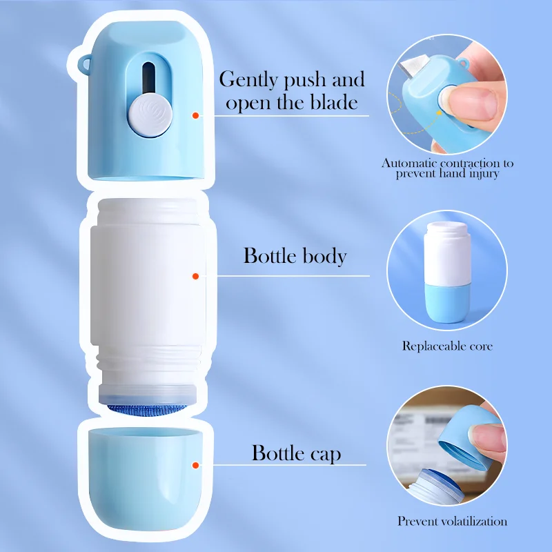Thermal Paper Correction Fluid Address Blocker Eraser