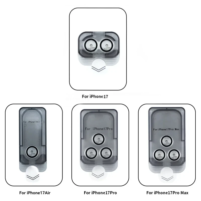 Removable Easy Install Clear AR Lens Cap - Dust-Free Camera Protector with Tempered Glass Film