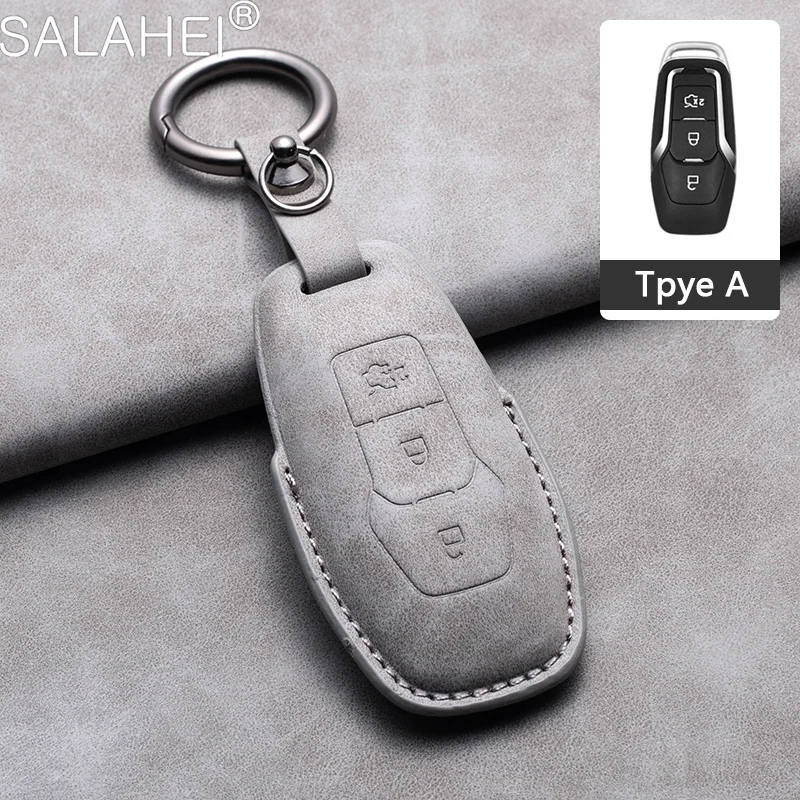 

Car Key Case Cover Shell For Ford Focus 3 4 ST Mondeo 5 MK5 Mustang F-150 Explorer Edge Fiesta Kuga MK3 4 Holder Accessories