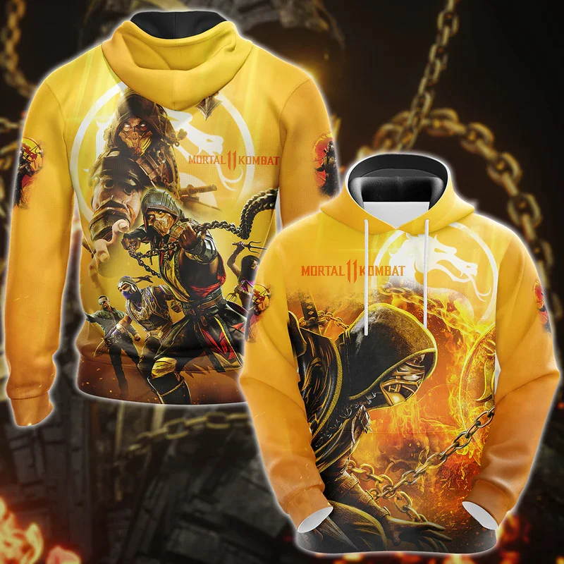 

Hot Game Mortal Kombat 3D Print Hoodies Sweatshirts Men Women Hooded Oversized Hoodie Fashion Kids Cartoons Sweatshirts Clothes