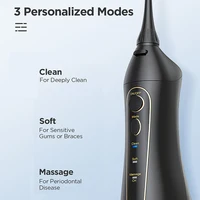 Fairywill Electric Water Flossers Oral Irrigator Rechargeable Portable Dental 3 Modes Water Tank Teeth 300ML Waterproof Cleaner 2