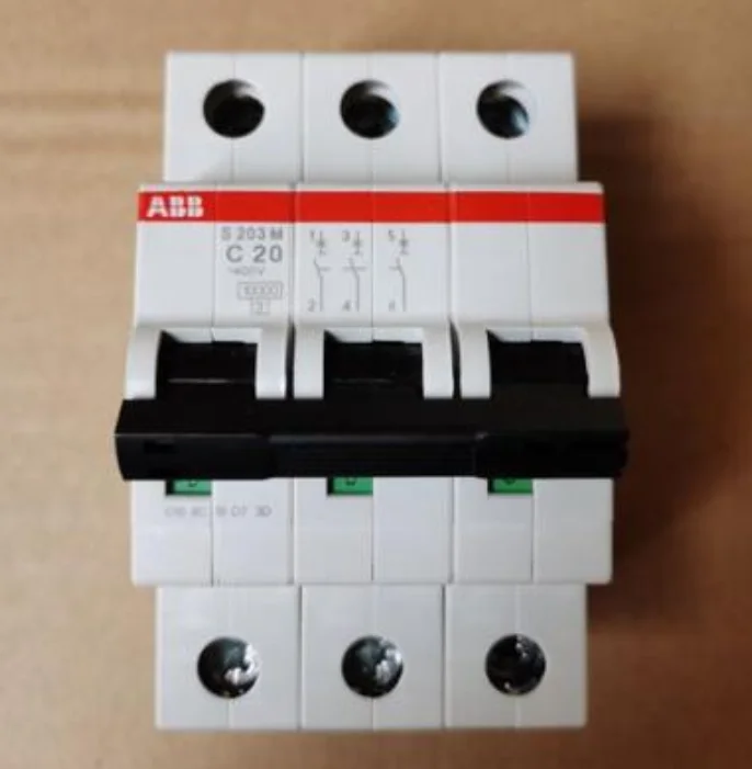 

1PC ABB Miniature circuit breaker S203M-C20 3P 20A NEW Free shipping #FF