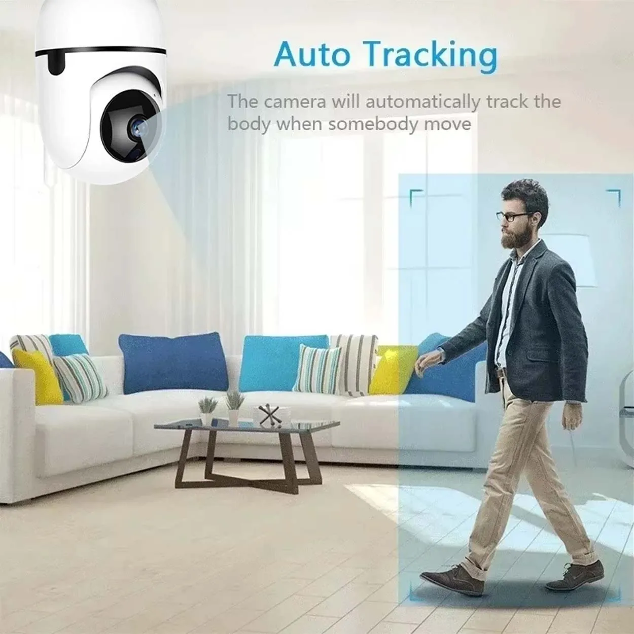 5MP WiFi indoor Camera 2K Smart WiFi Security Camera 360° PTZ Automatic Tracking Detection Night Vision Baby Monitor CCTC Camera 3