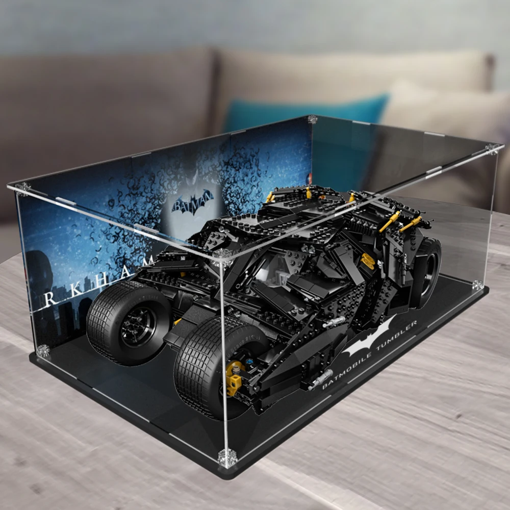 Acrylic Display Box For Lego Brick 76240 Batman Batmobile Tumbler