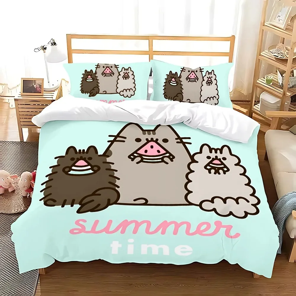 Comforter Set Pusheen Double Duvet Pusheen Cat Bedding Double