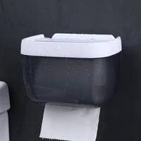 Waterproof Wall Mount Toilet Paper Holder Shelf Toilet Roll Paper Tube Storage Rack Storage Box Tray Rack Bathroom Supplies 2
